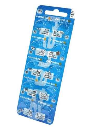 Pilas Renata Suiza 317 Sr516sw Pack X10