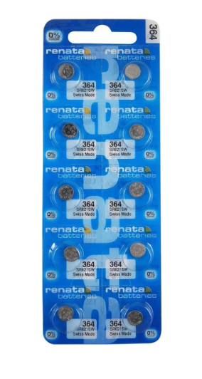Pila Renata Suiza 364 Sr621w Pack X10