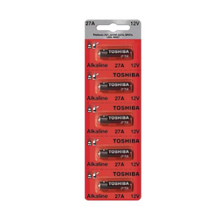 Pack X5 Pilas Toshiba Alcalina 27a 12v Cámara Control Remoto