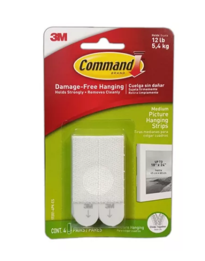 Colgar Cuadros Velcro Adhesivo 3m 5,4kg