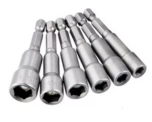 Puntas Atornillador Dado Hexagonal Iman 5 Pcs