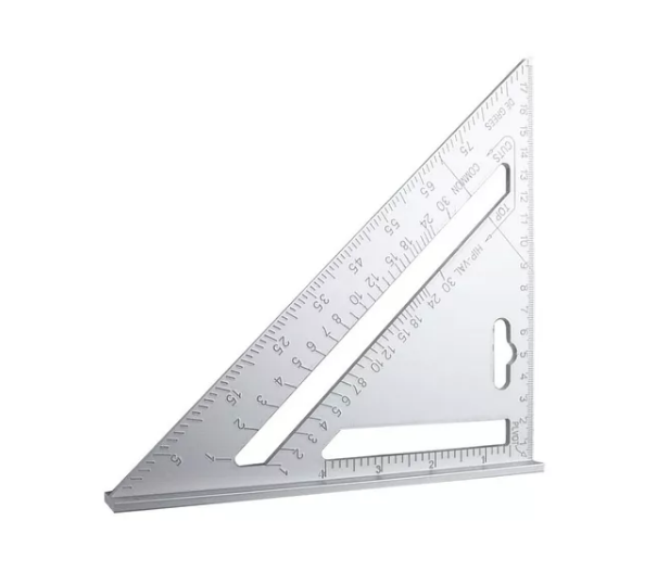 Escuadra Aluminio 7 Pulgadas Triangular