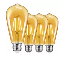 Lampara Led Filamento Vintage Retro Ambar 6w
