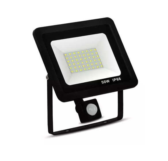 Foco Led Con Sensor De Movimiento 50w