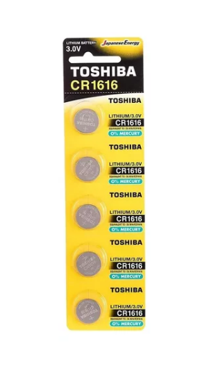 Kit X5 Pilas Toshiba Cr1616 3v Litio Original