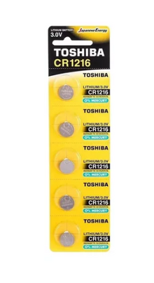 Kit X 5 Pilas Toshiba Cr1216 3v Lithium X1