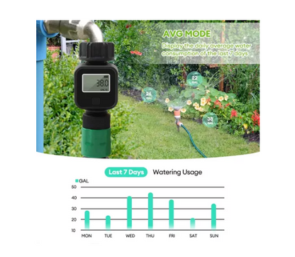 Medidor Consumo Agua Caudalimetro Digital