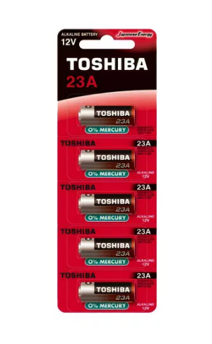 Pila Bateria Toshiba 23a Lrv08 Mn21 A23 V23ga Pack 5 12v