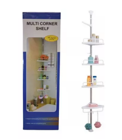 Soporte Esquinero Estantes Toallero Ducha Baño