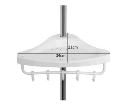 Soporte Esquinero Estantes Toallero Ducha Baño