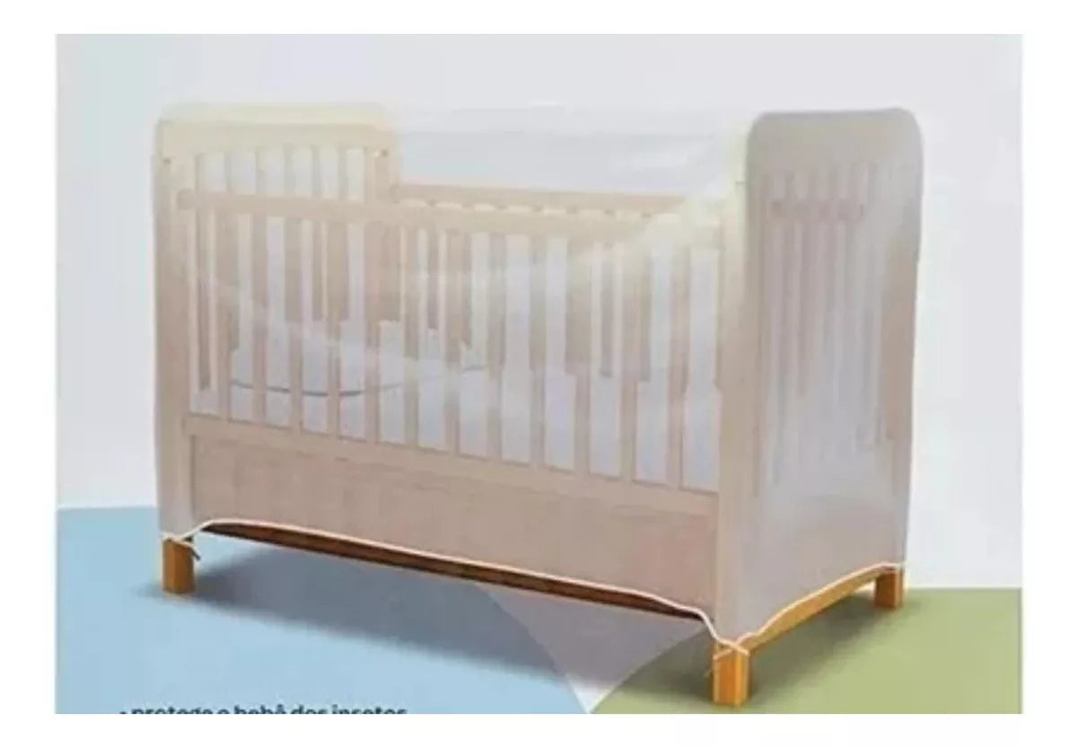 Tul Mosquitero Protector Para Cuna Bebé Universal Protección