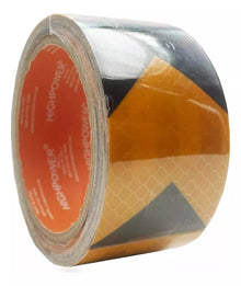 Cinta Reflectiva  negro y naranja Camiones Camionetas