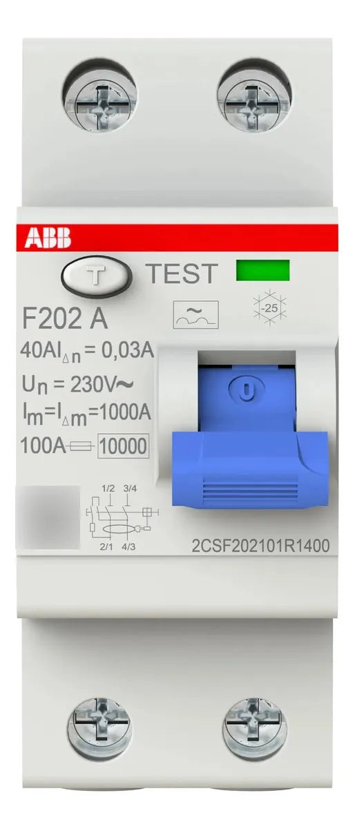 Interruptor Diferencial Superinmunizado Tipo A 2p 40a 30ma