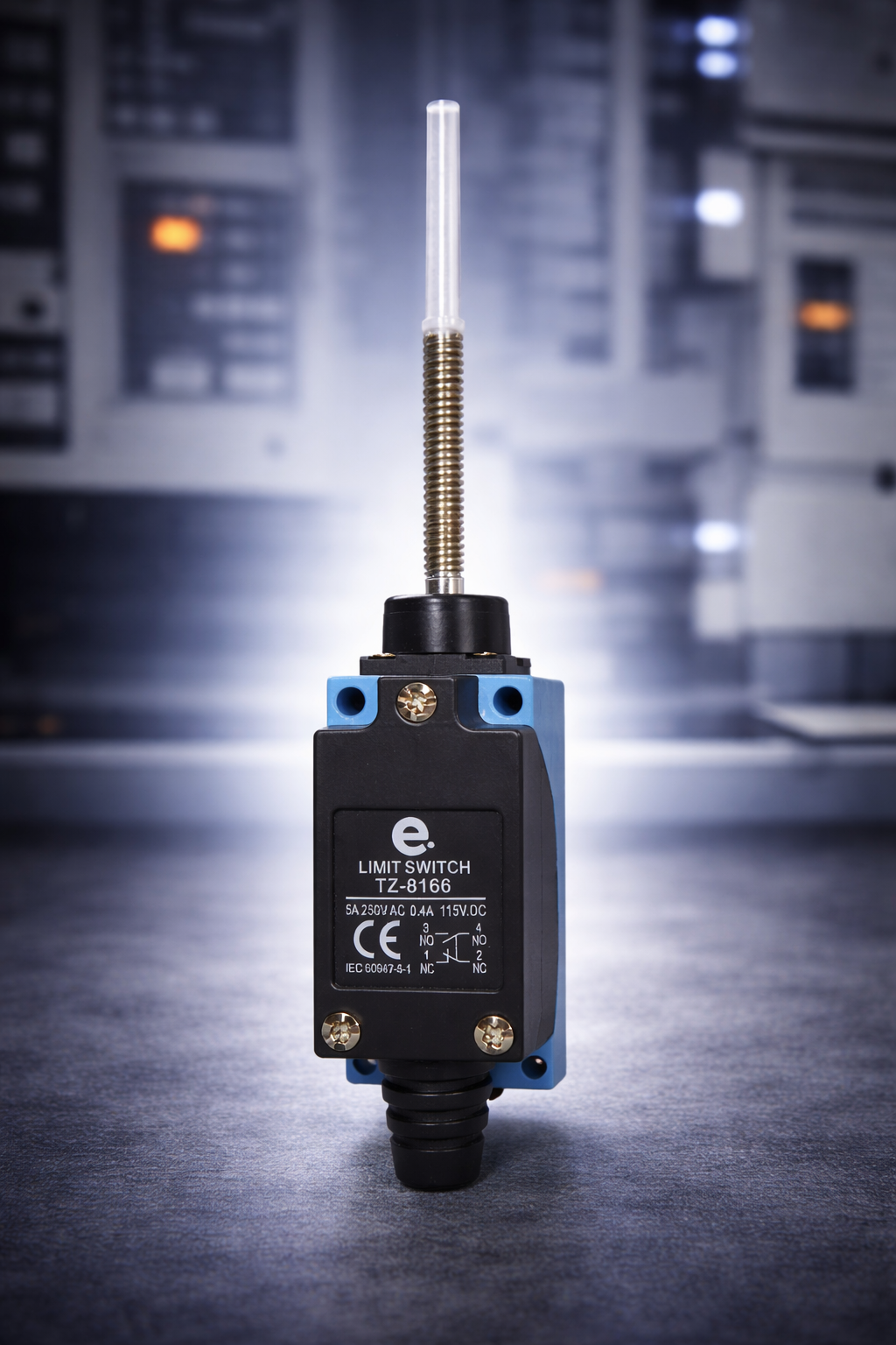 Microswitch Final De Carrera Tz 8166 Electroimporta Azul
