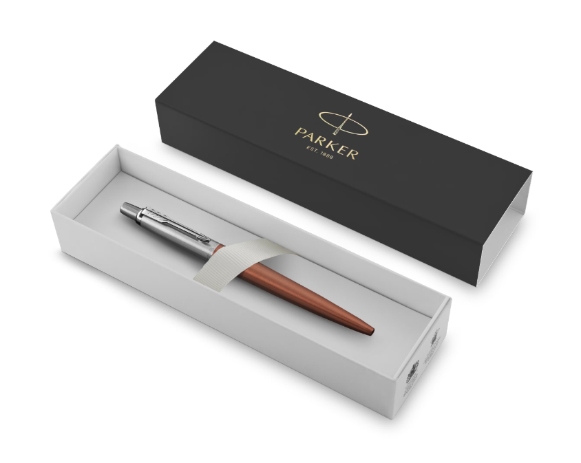 Lapicera Parker Jotter Metal Orange