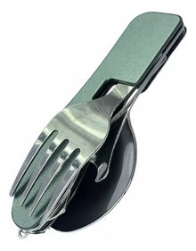 Set Cubiertos Camping 8pcs